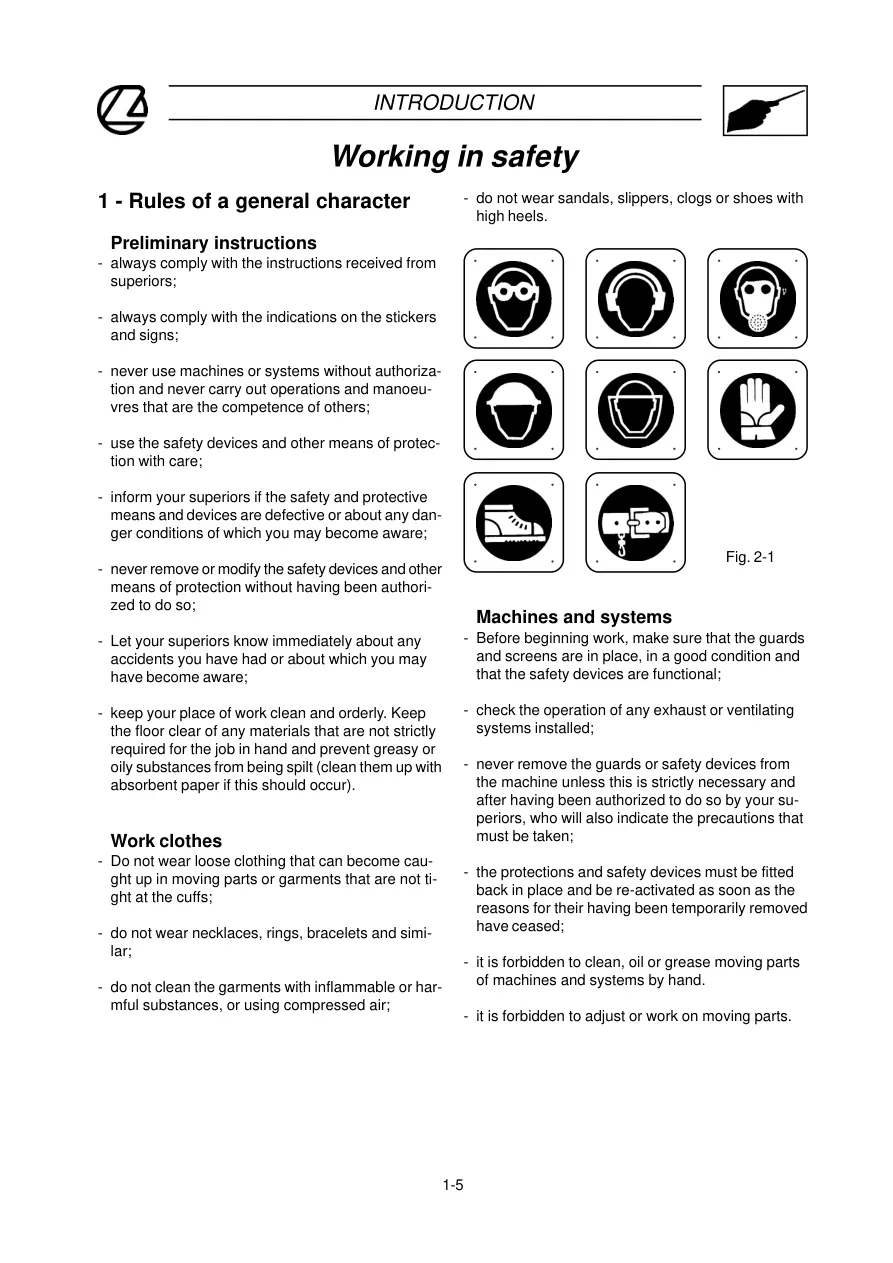 Landini Legend 110 115 130 145 165 Tractor Service & Repair Manual preview page 6