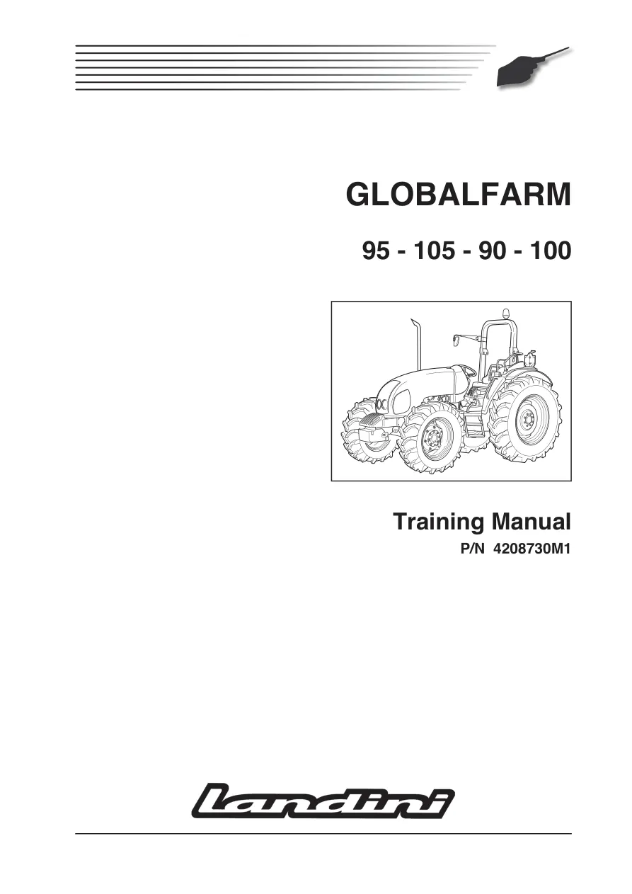 Landini Powerfarm 90 Tractor Service & Repair Manual preview page 1