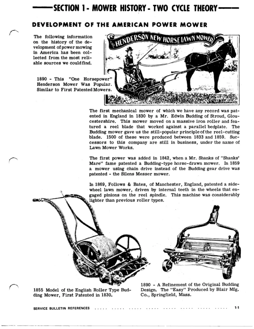 Lawn Boy 1988-2000 F Series Engine Walk-Behind Mower Service & Repair Manual preview page 4