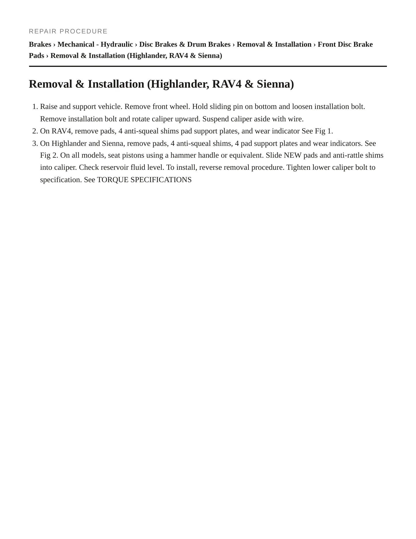 2001 Lexus LX 470 Service and Repair Manual preview page 4