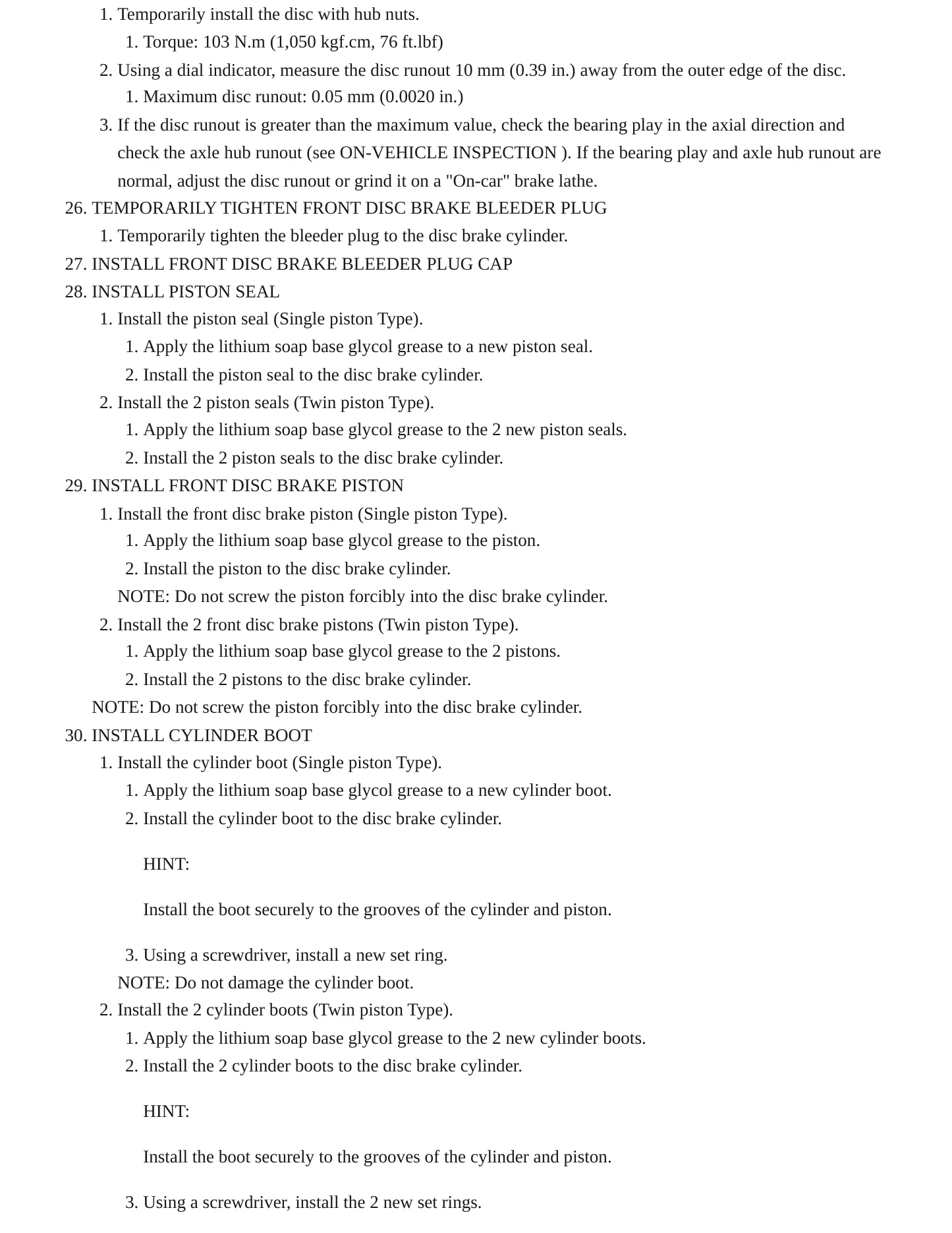 2005 Lexus ES 330 Service and Repair Manual preview page 11