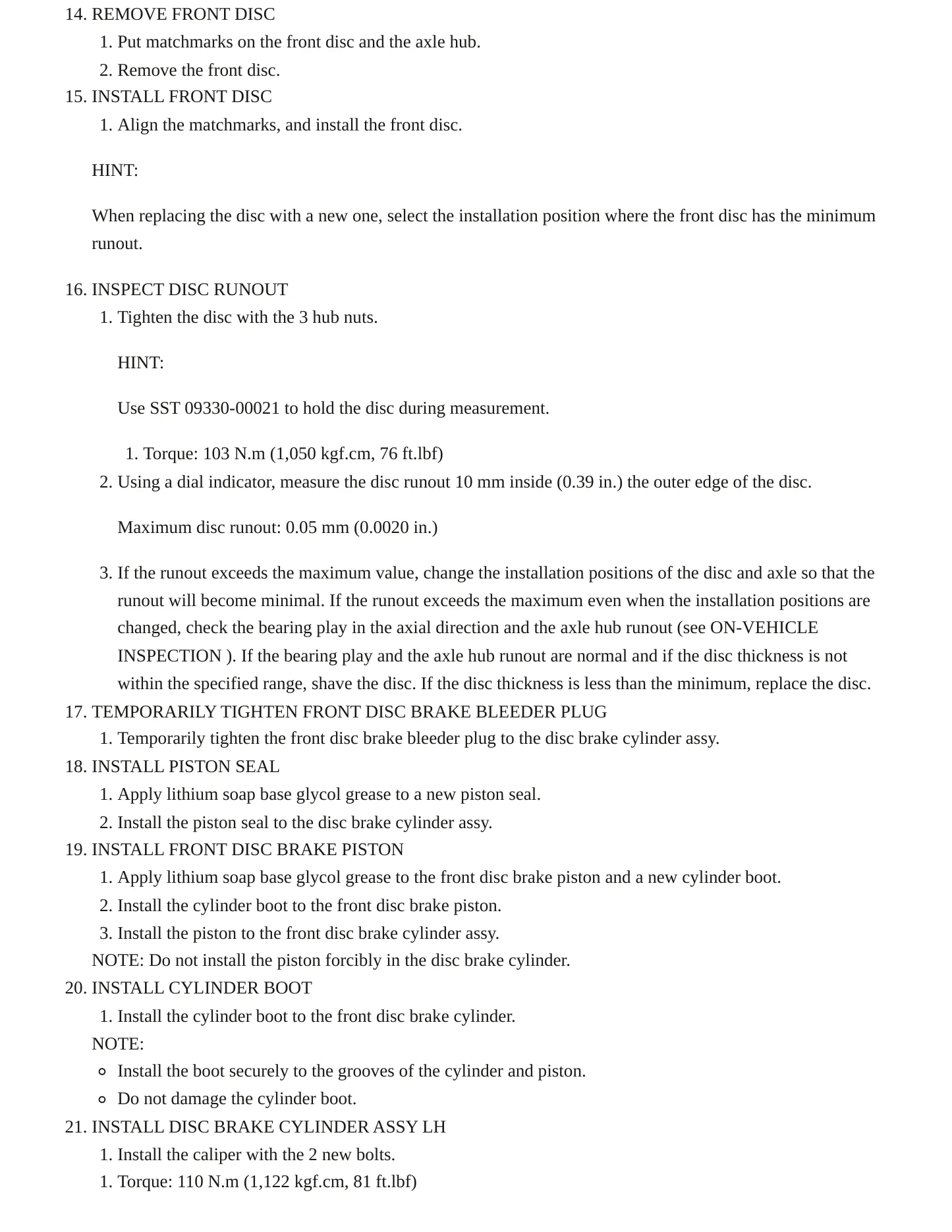 2005 Lexus LS 430 Service and Repair Manual preview page 10