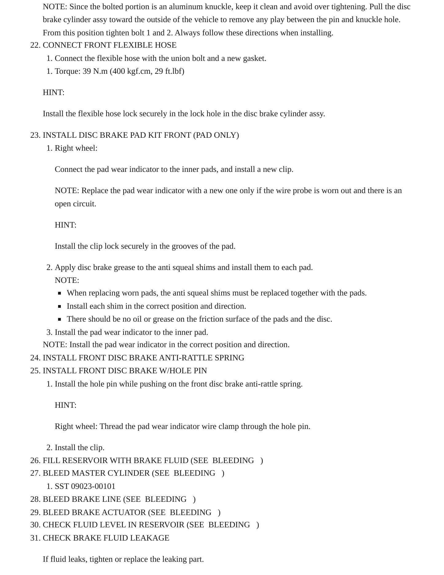 2005 Lexus LS 430 Service and Repair Manual preview page 11