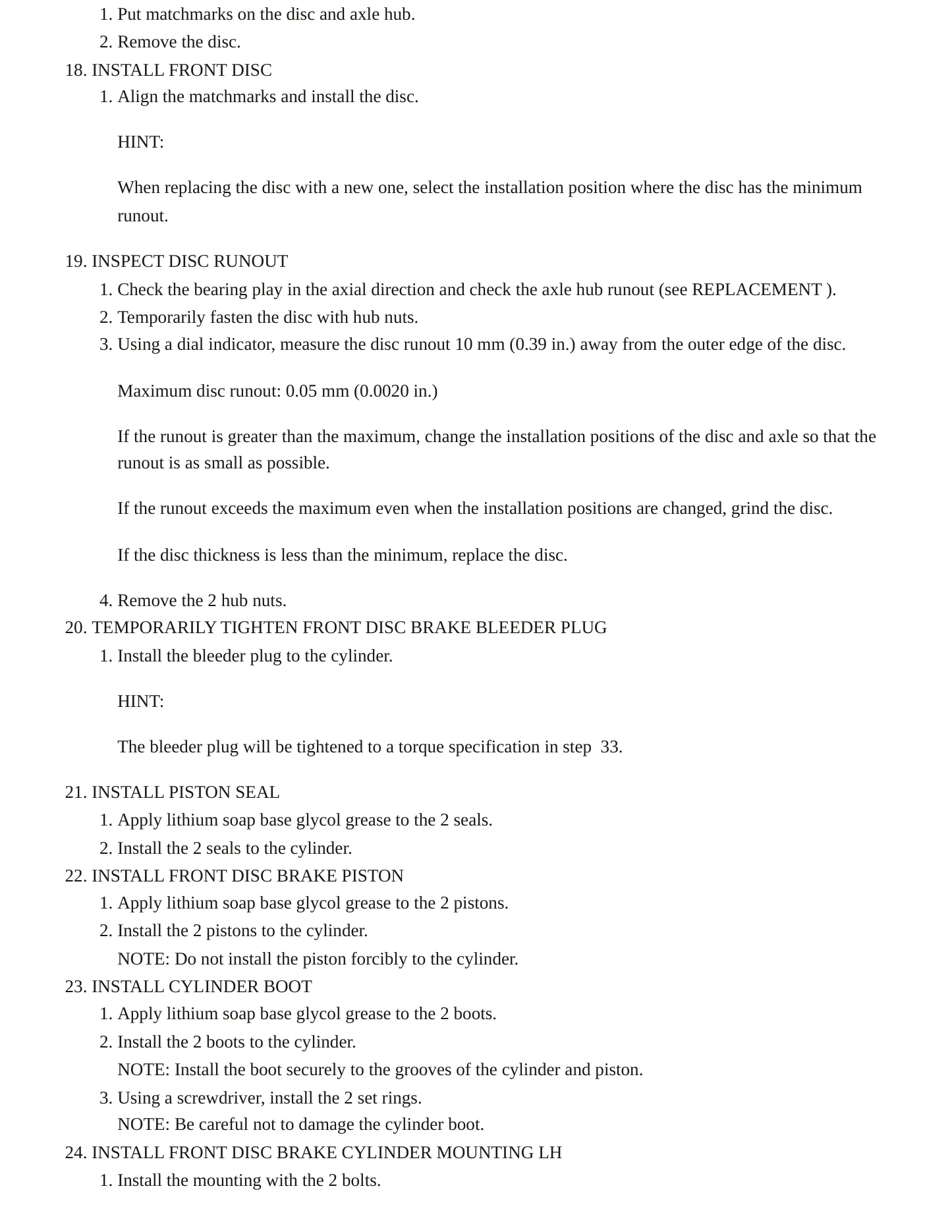 2005 Lexus SC 430 Service and Repair Manual preview page 9