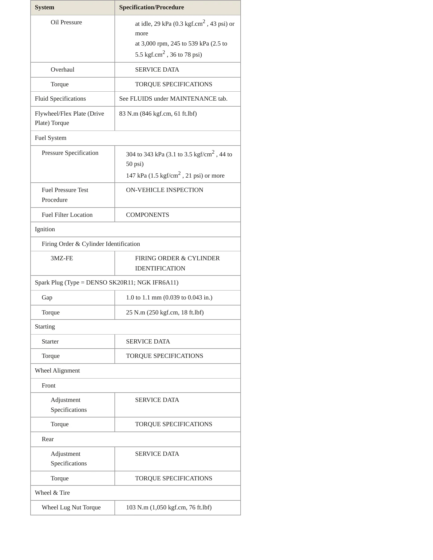 2006 Lexus ES 330 Service and Repair Manual preview page 3