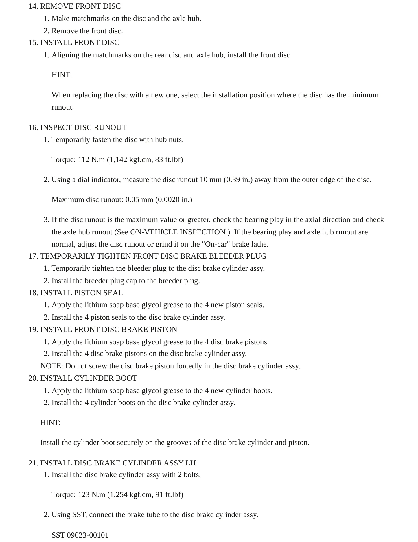 2006 Lexus GX 470 Service and Repair Manual preview page 10