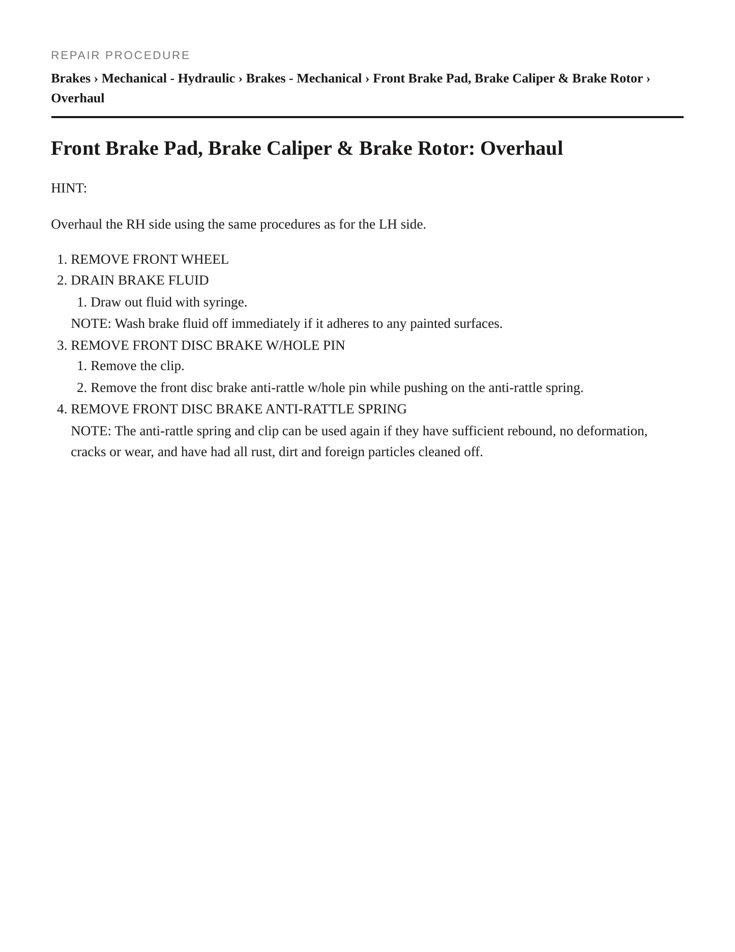 2006 Lexus LS 430 Service and Repair Manual preview page 4