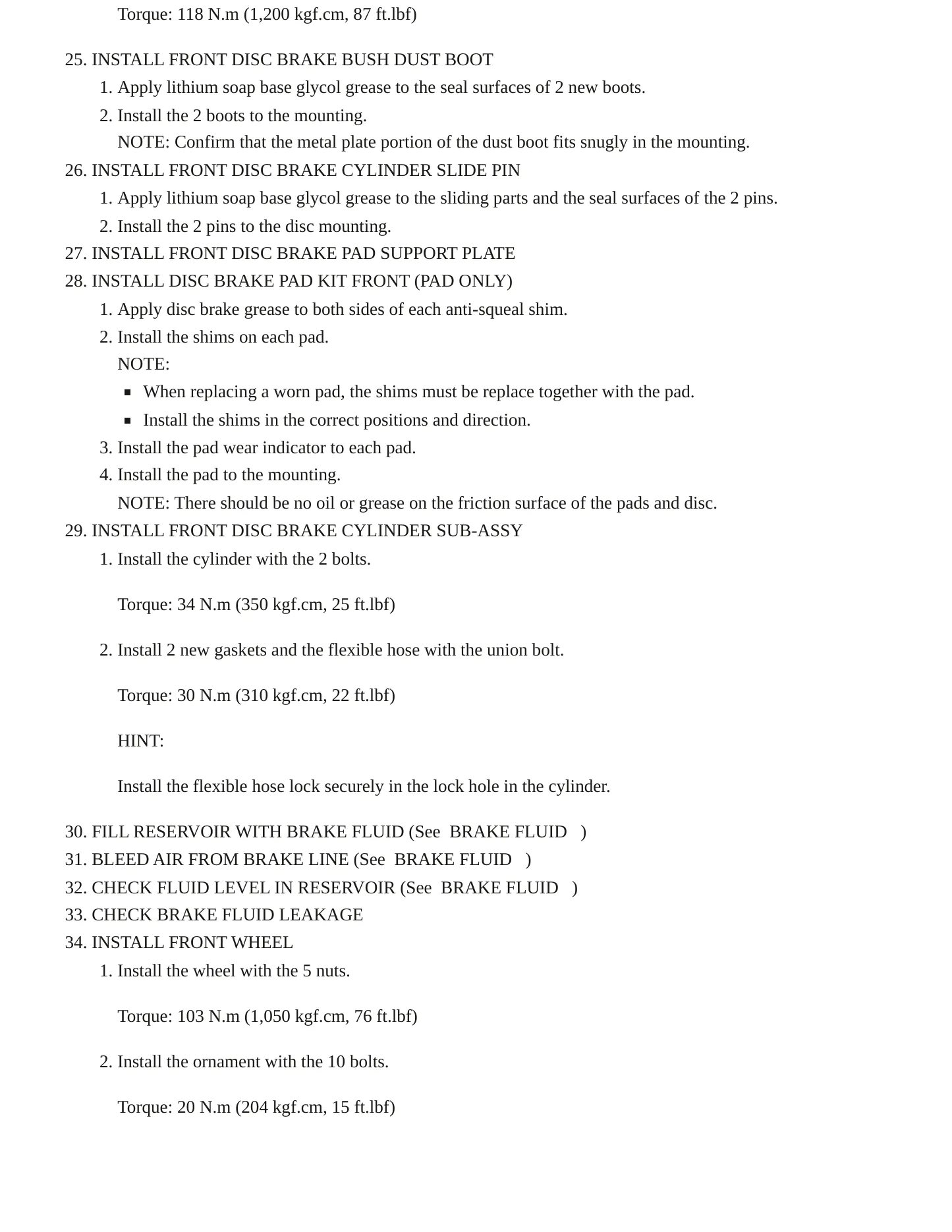 2006 Lexus SC 430 Service and Repair Manual preview page 10