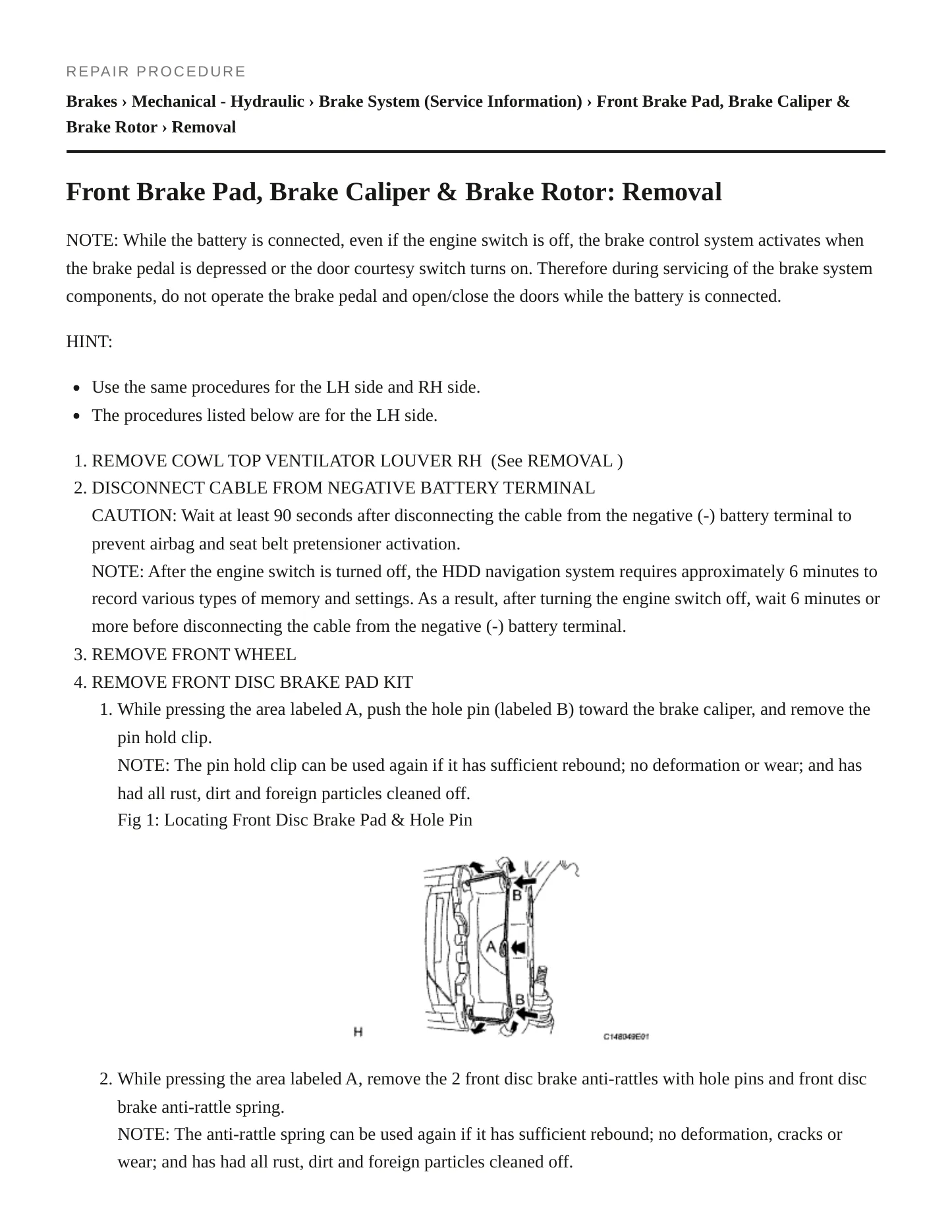 2008 Lexus LS 460L Service and Repair Manual preview page 4