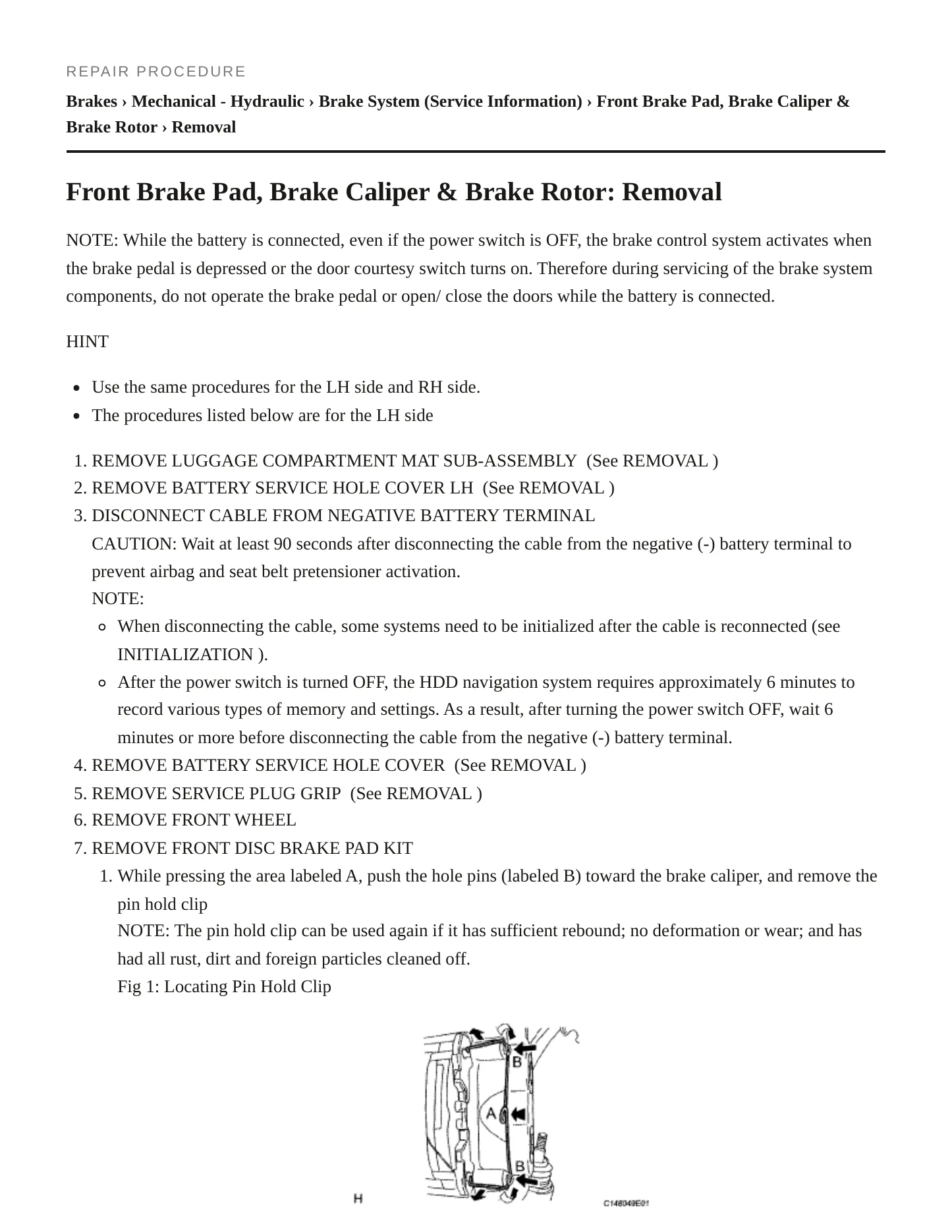 2008 Lexus LS 600hL Service and Repair Manual preview page 4
