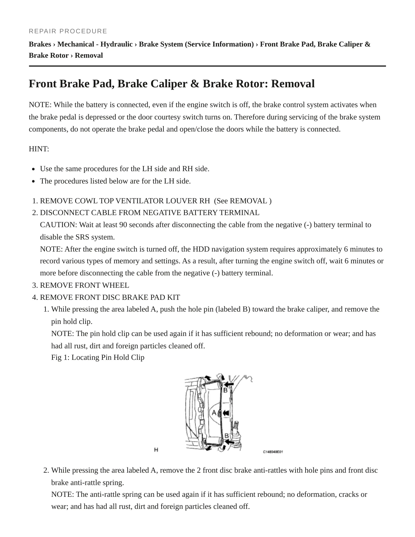 2009 Lexus LS 460L Service and Repair Manual preview page 4