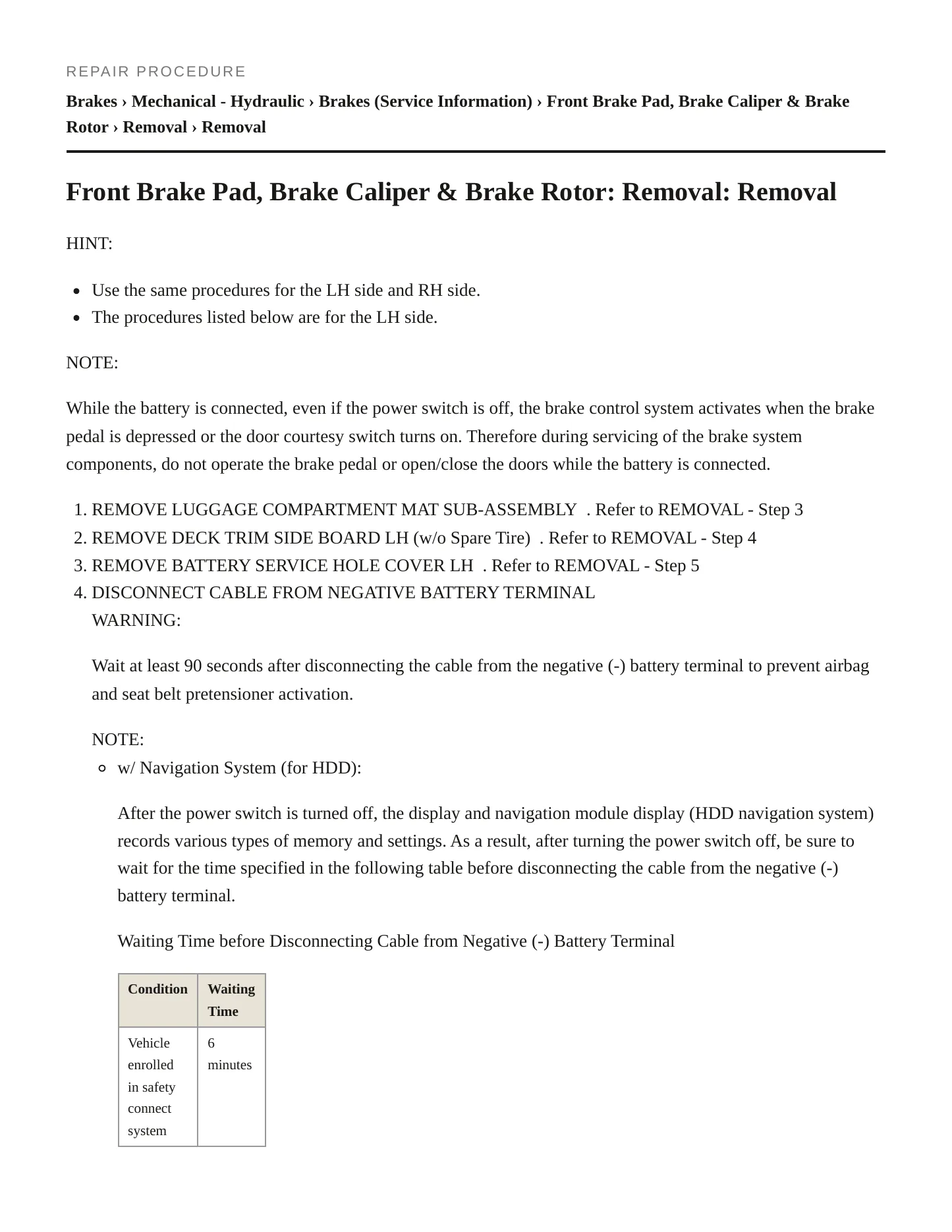 2010 Lexus LS 600hL Service and Repair Manual preview page 4