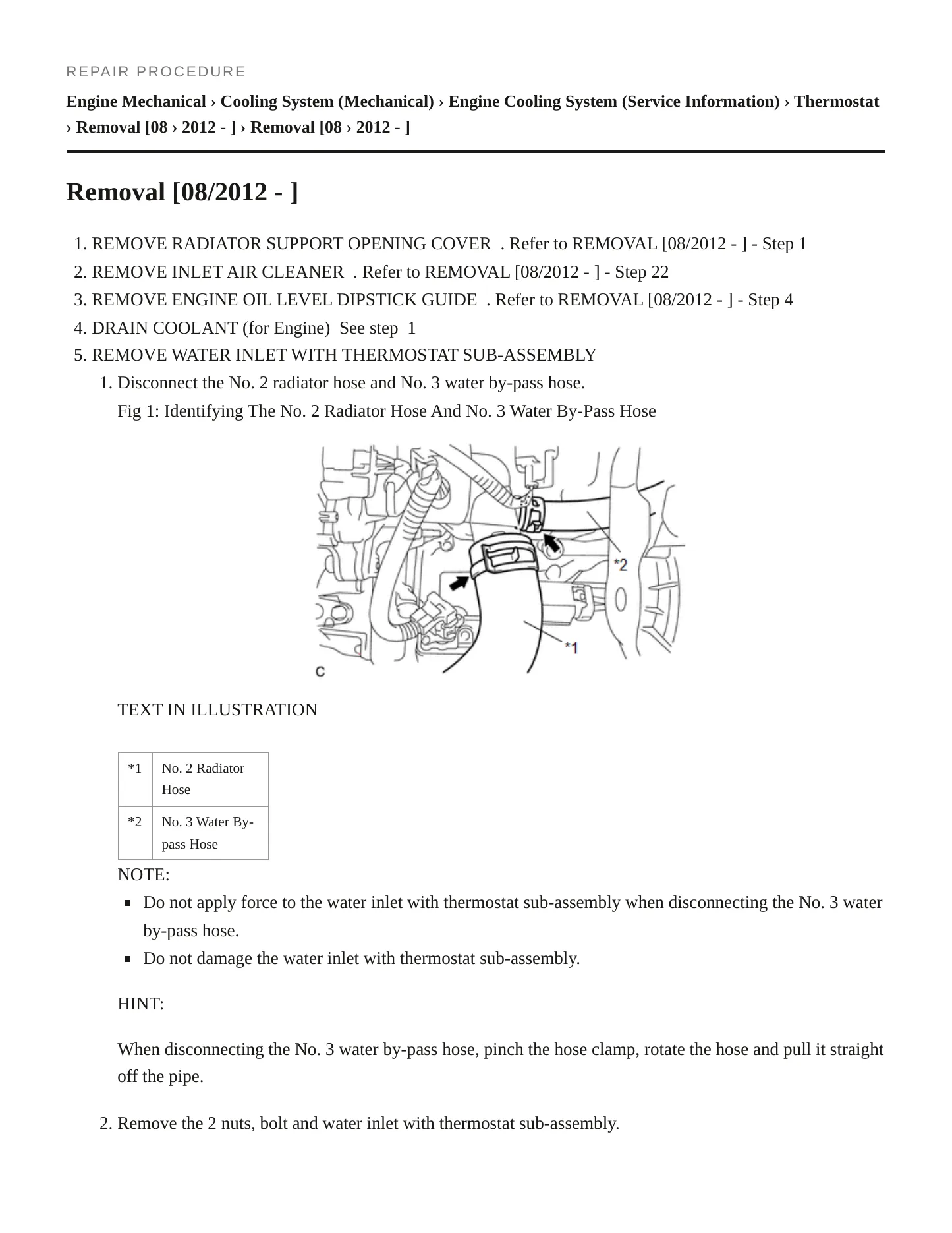 2013 Lexus CT 200h Service and Repair Manual preview page 4