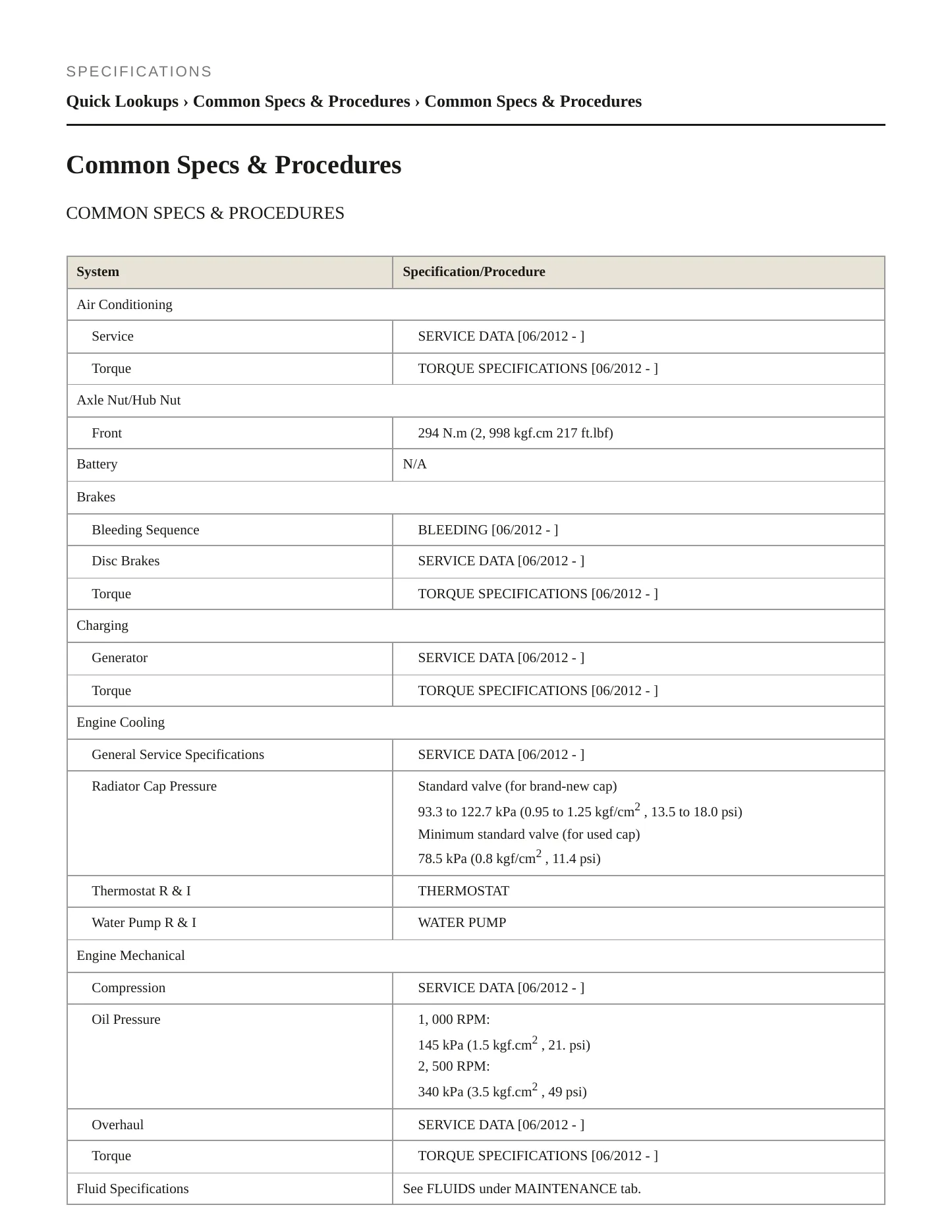 2013 Lexus ES 300h Service and Repair Manual preview page 2