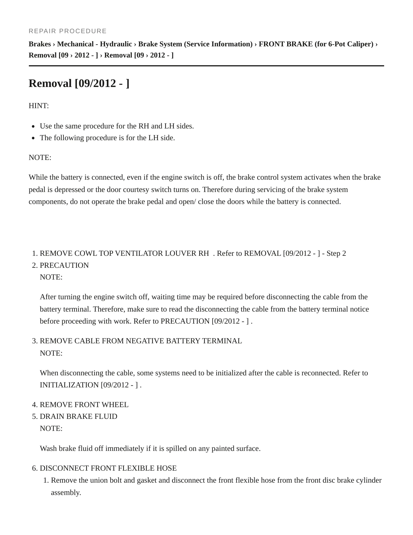 2013 Lexus LS 460L Service and Repair Manual preview page 4