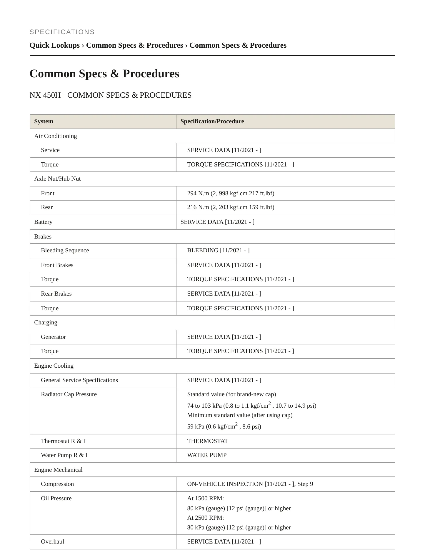 2024 Lexus NX 450h+ Service and Repair Manual preview page 2