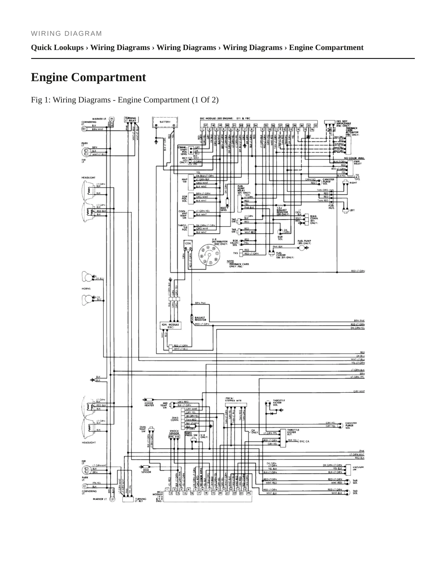 1982 Lincoln Continental Service and Repair Manual preview page 7