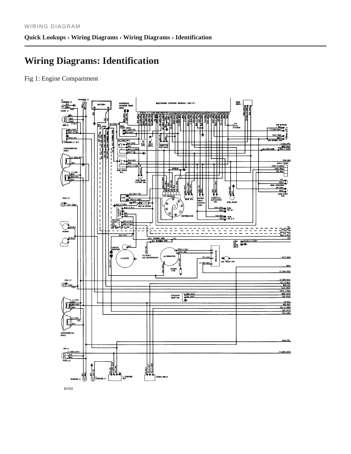1984 Lincoln Mark VII Service and Repair Manual preview page 5