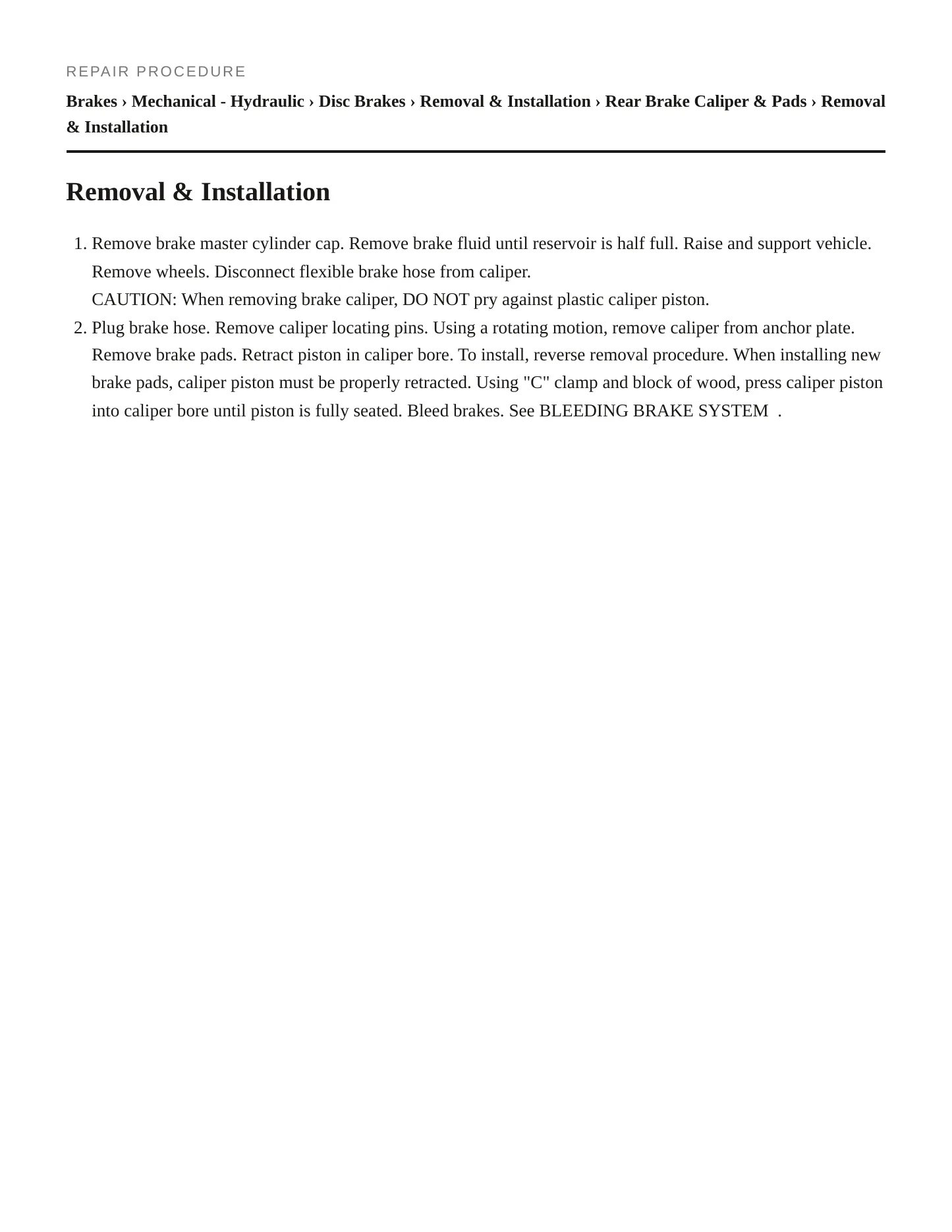 1996 Lincoln Town Car service manual page 4
