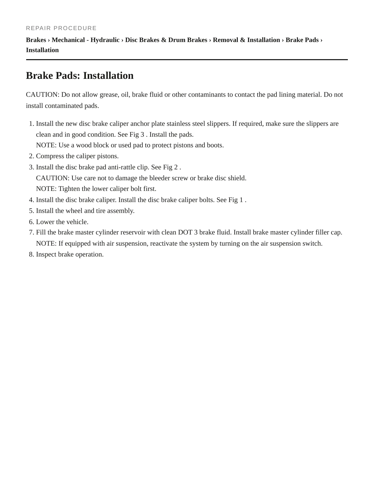 2002 Lincoln Town Car Service and Repair Manual preview page 4