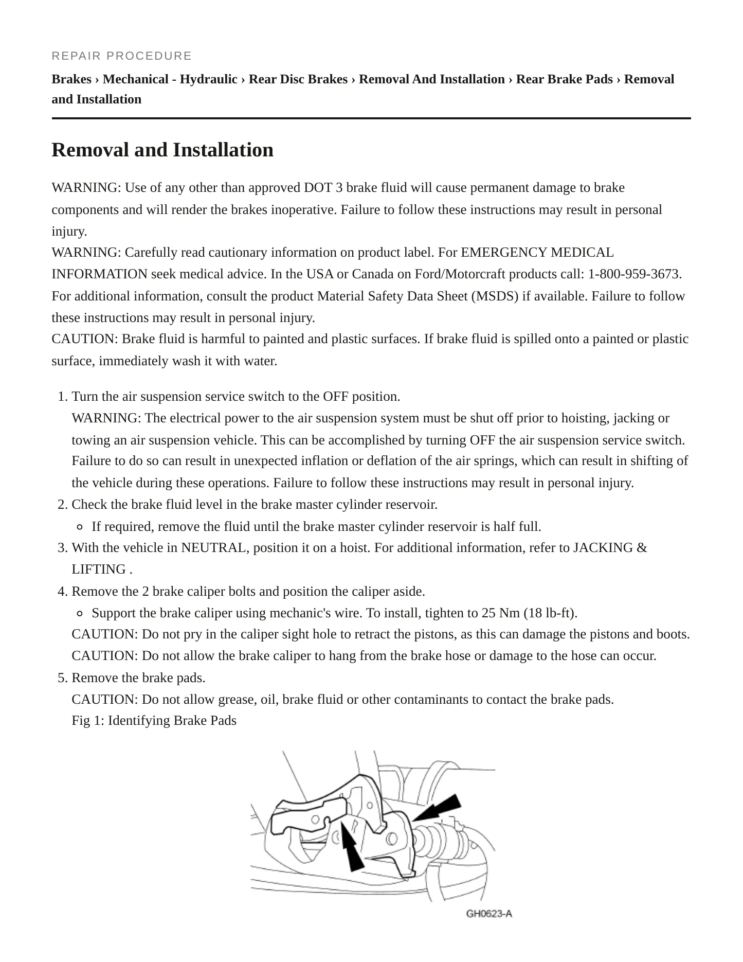 2006 Lincoln Town Car Service and Repair Manual preview page 4