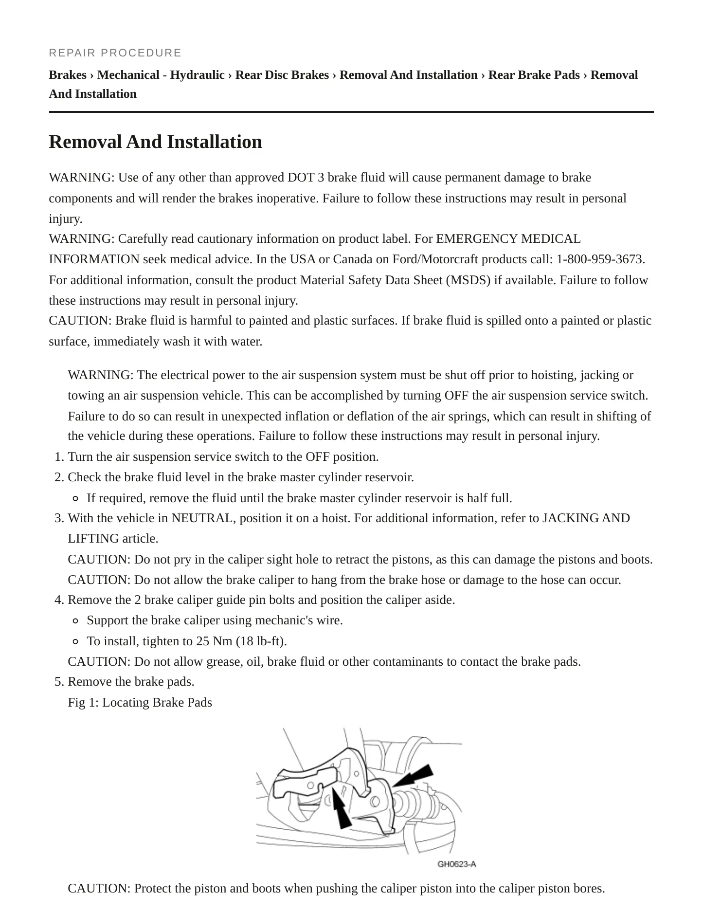 2007 Lincoln Town Car Service and Repair Manual preview page 4