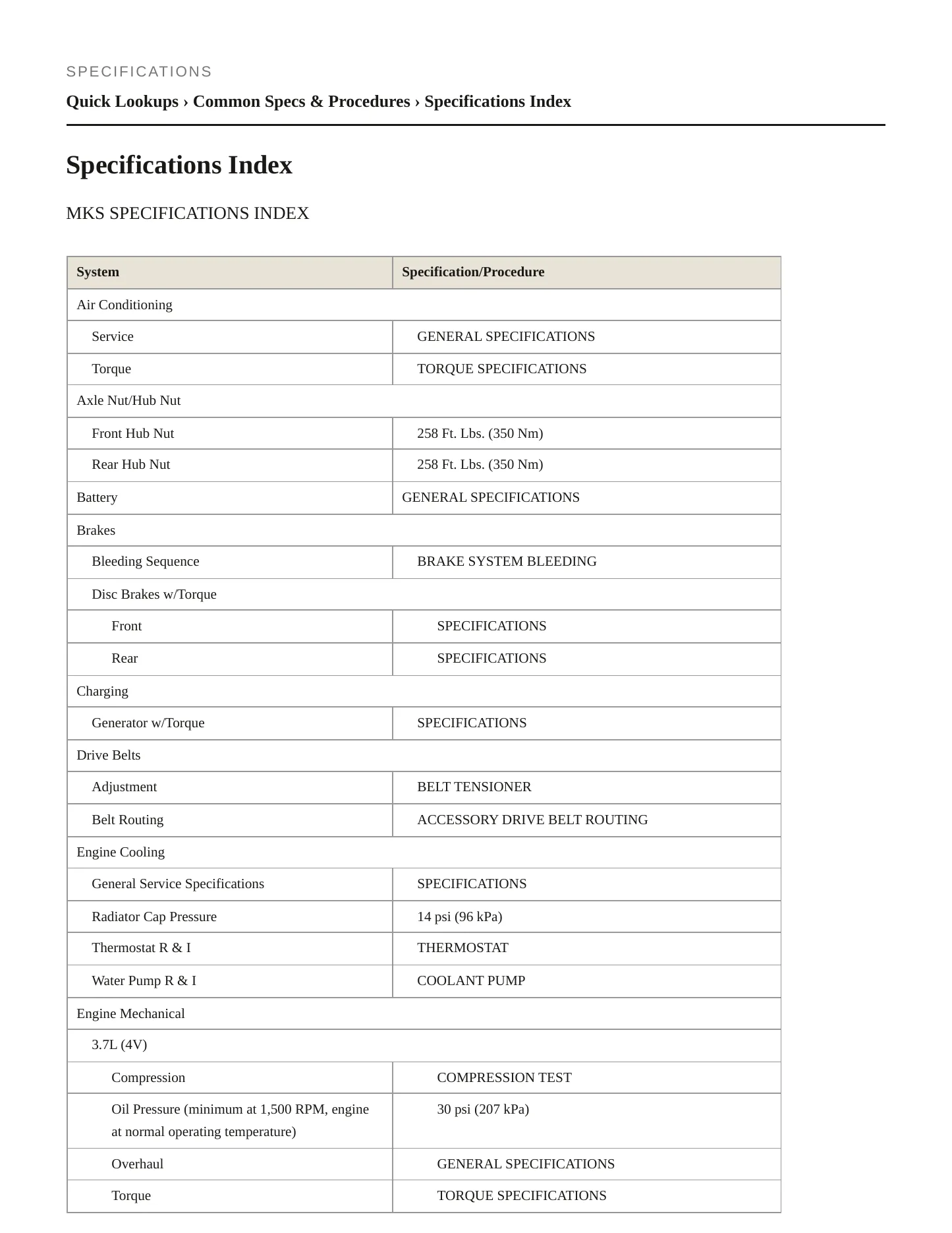 2009 Lincoln MKS Service and Repair Manual preview page 2