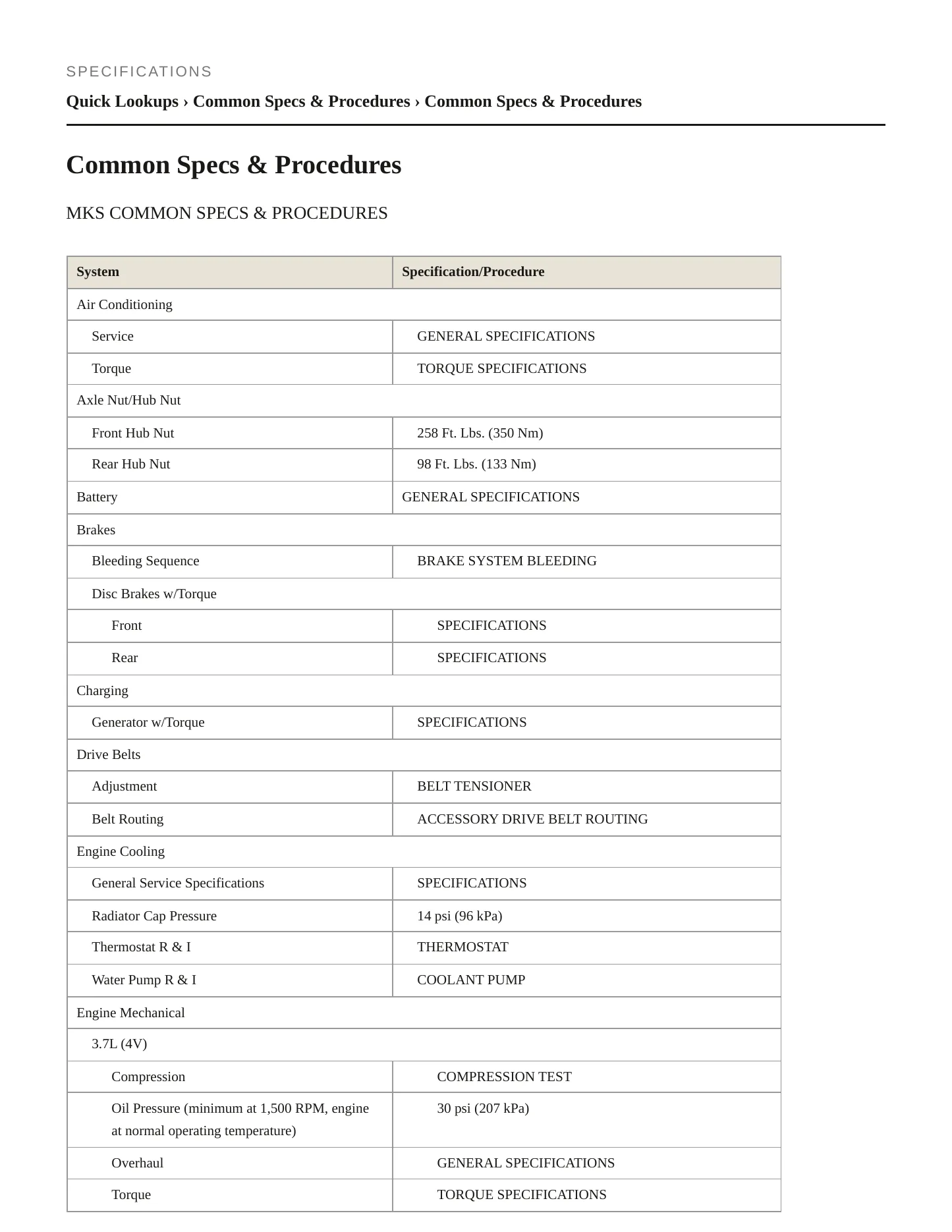 2010 Lincoln MKS Service and Repair Manual preview page 2
