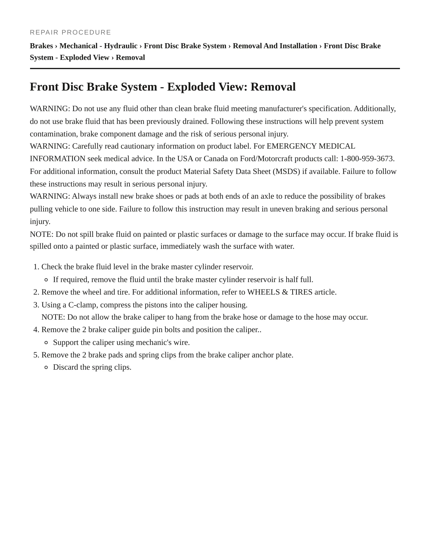 2011 Lincoln MKT Service and Repair Manual preview page 5