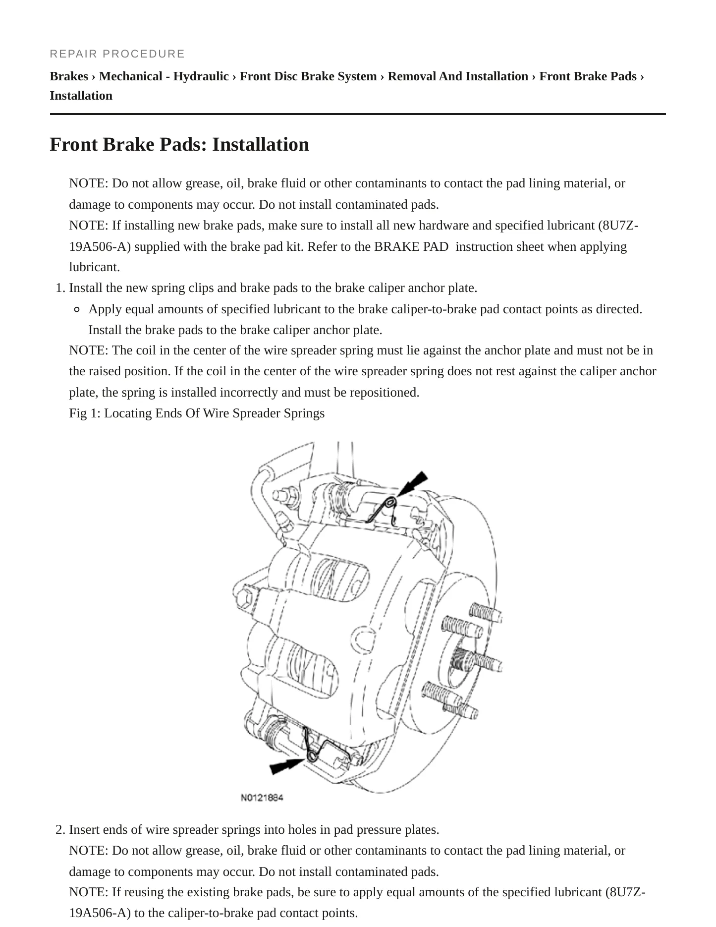 2012 Lincoln MKS Service and Repair Manual preview page 5