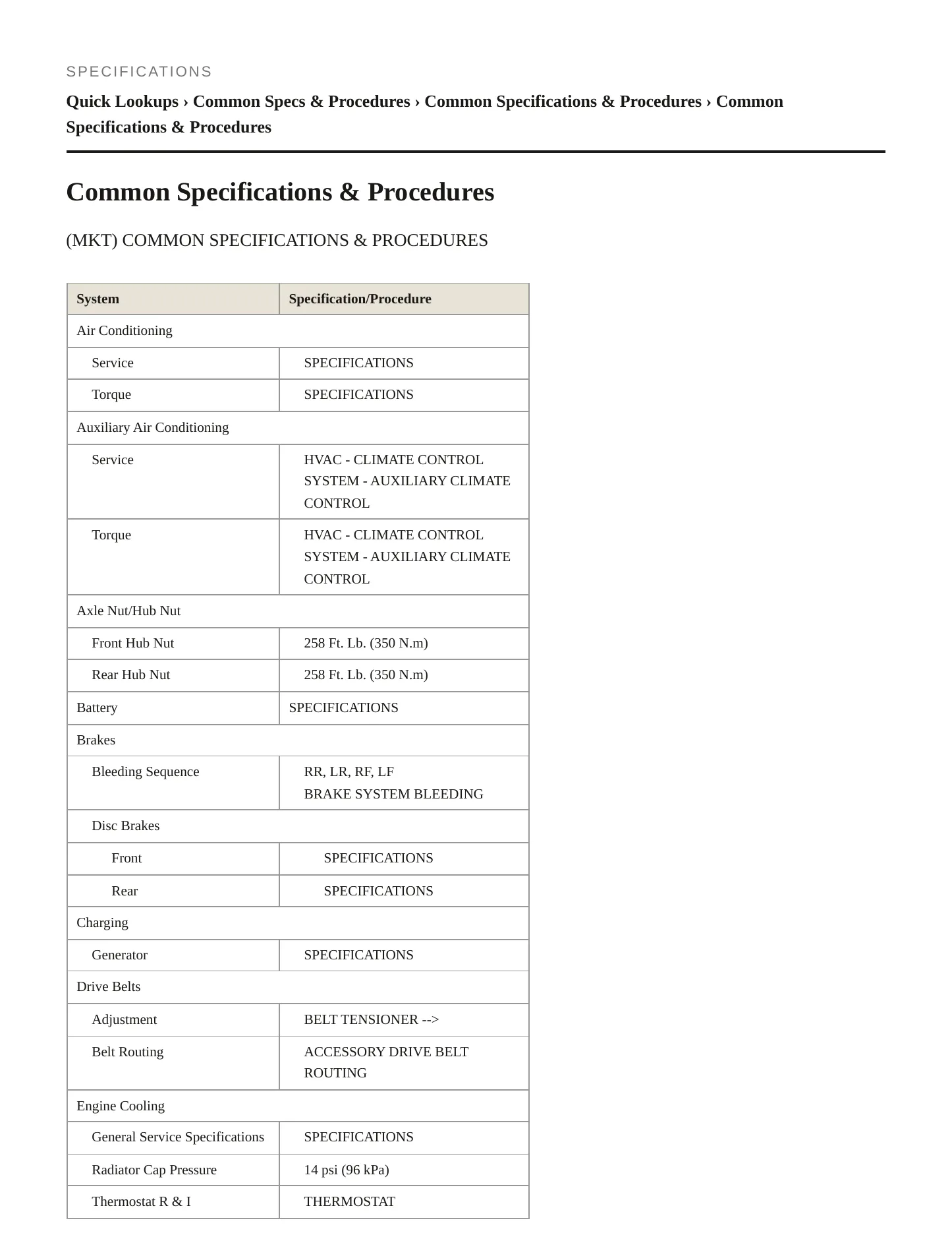 2012 Lincoln MKT Service and Repair Manual preview page 2