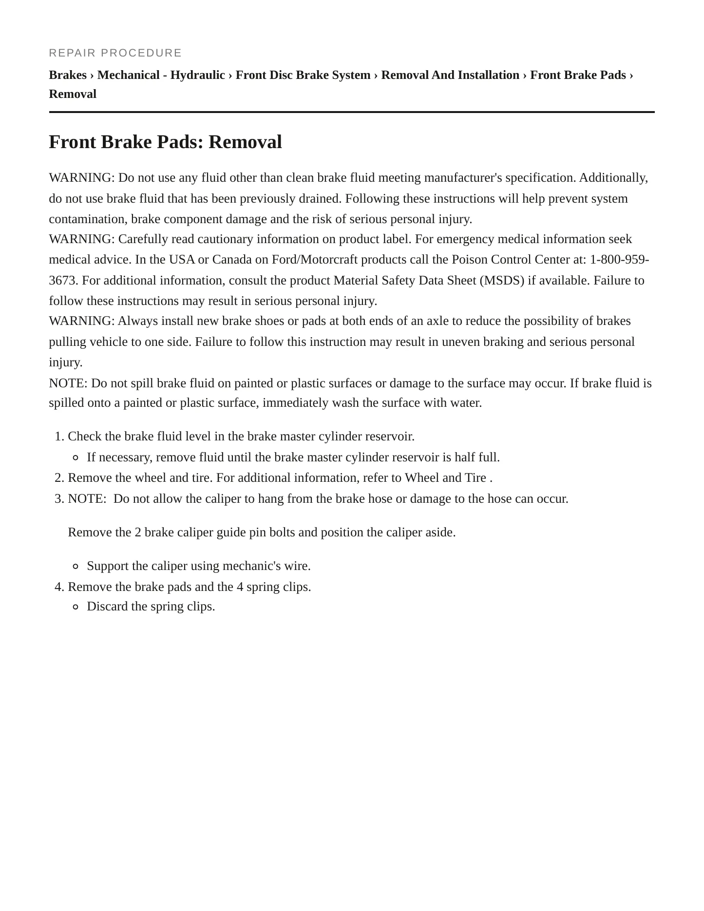 2014 Lincoln Navigator Service and Repair Manual preview page 5