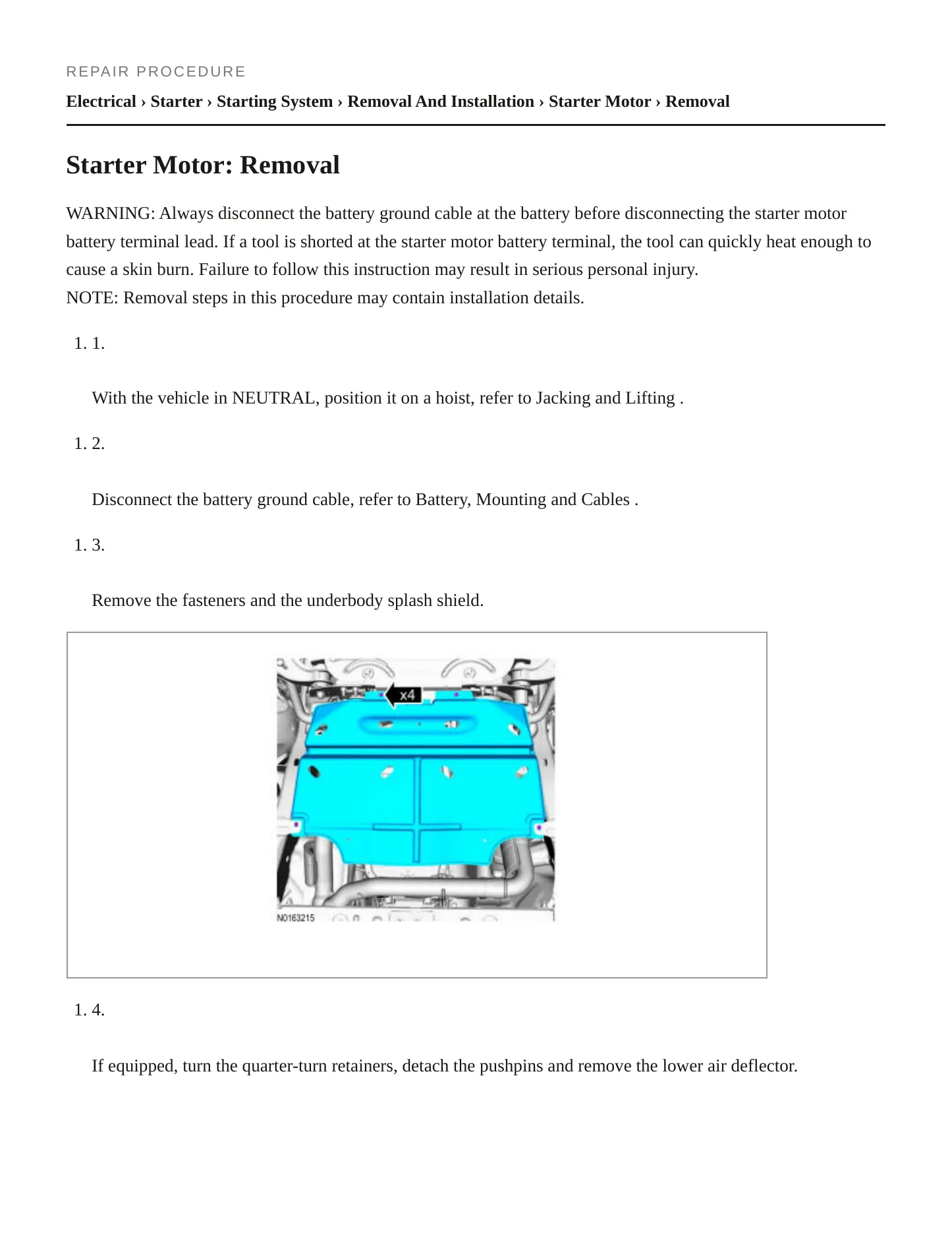 2015 Lincoln Navigator Service and Repair Manual preview page 4