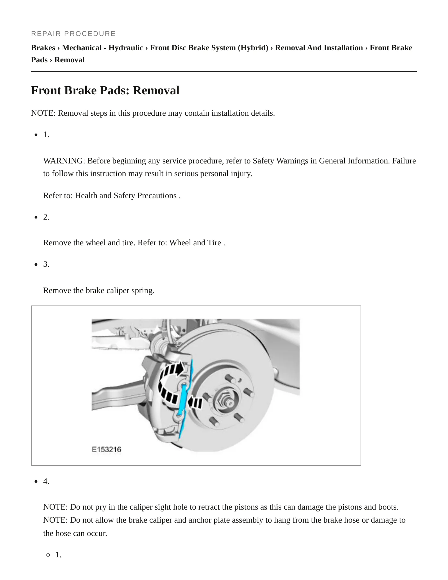 2016 Lincoln MKZ Service and Repair Manual preview page 4