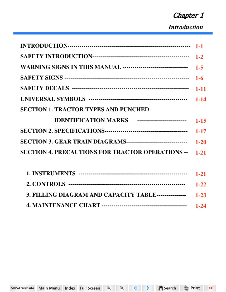 Mahindra 4510 Tractor Service & Repair Manual preview page 3