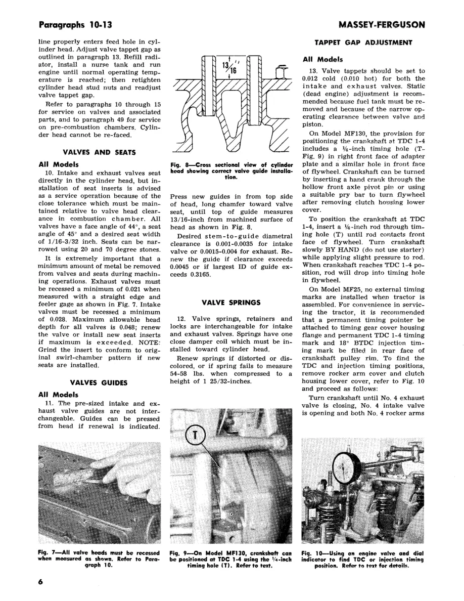 Massey Ferguson 130 Tractor Service & Repair Manual preview page 5