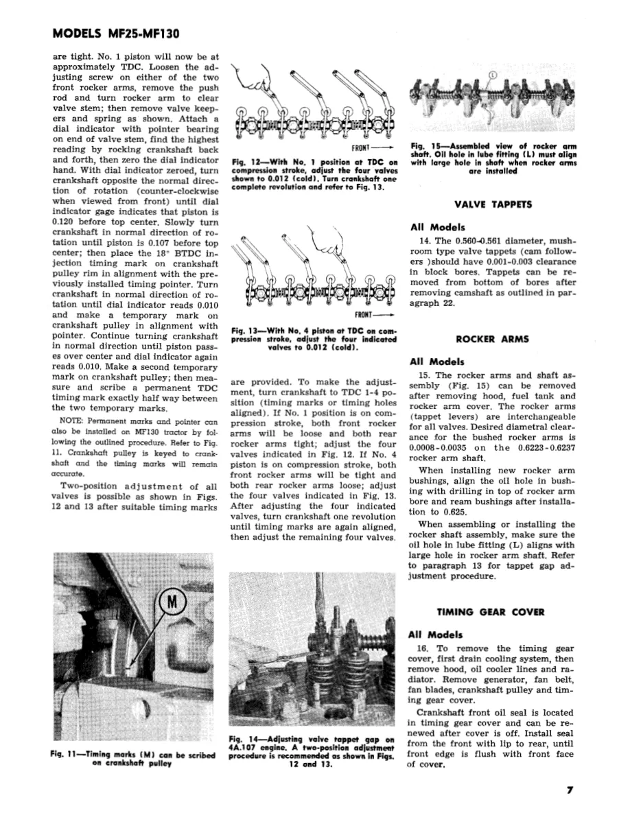 Massey Ferguson 130 Tractor Service & Repair Manual preview page 6