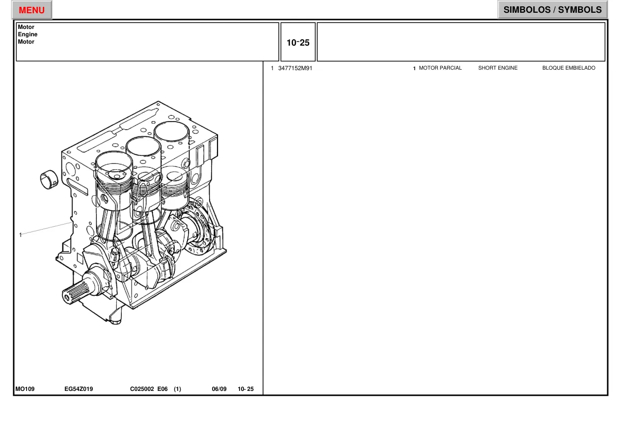 Massey Ferguson 250 Tractor Master Parts Manual preview page 4