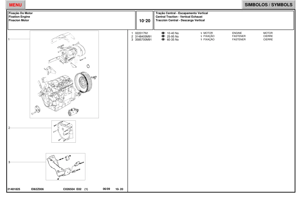 Massey Ferguson 265 Tractor Master Parts Manual preview page 3