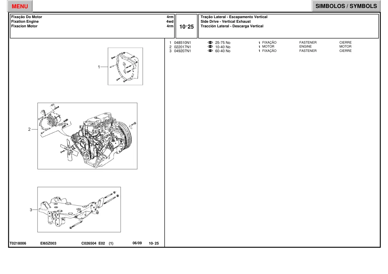 Massey Ferguson 265 Tractor Master Parts Manual preview page 4