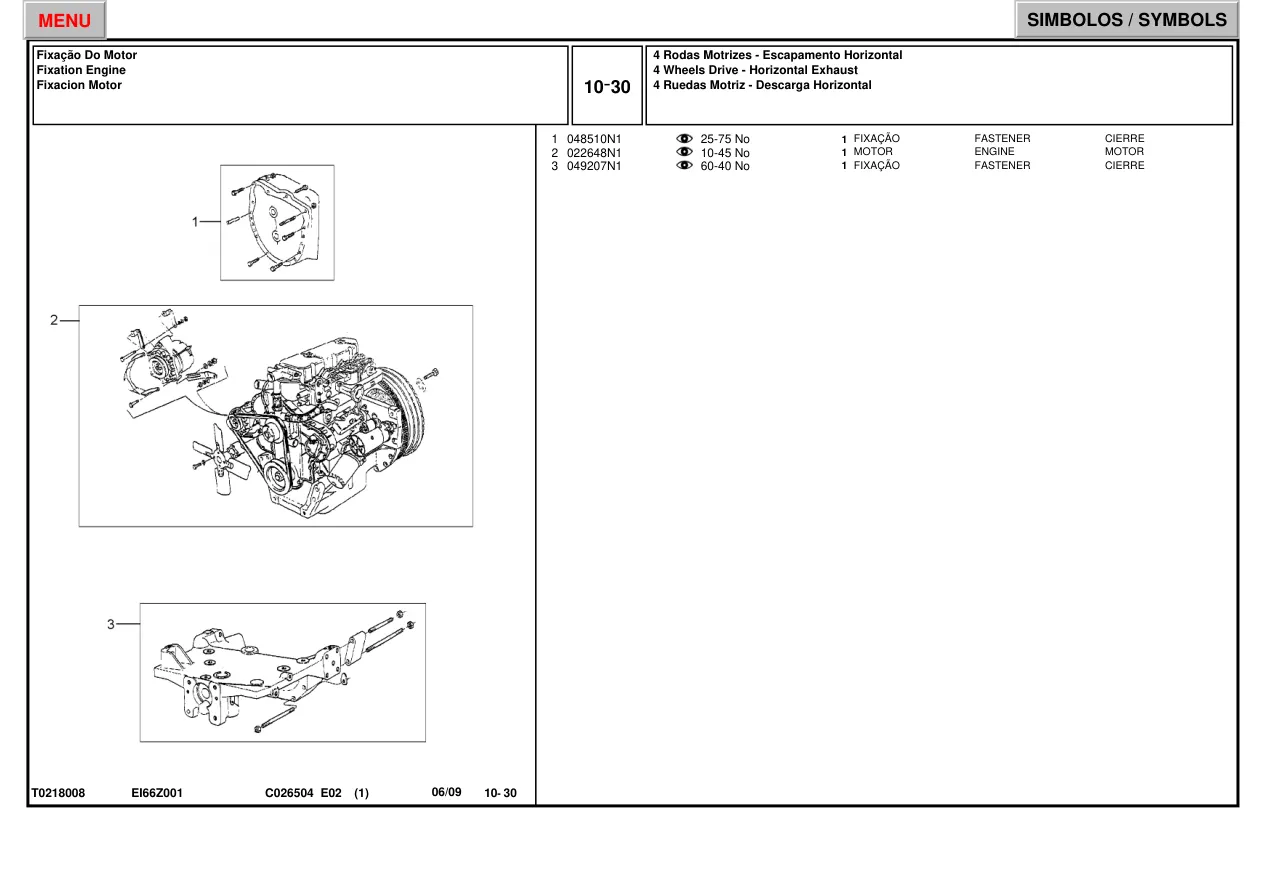 Massey Ferguson 265 Tractor Master Parts Manual preview page 5