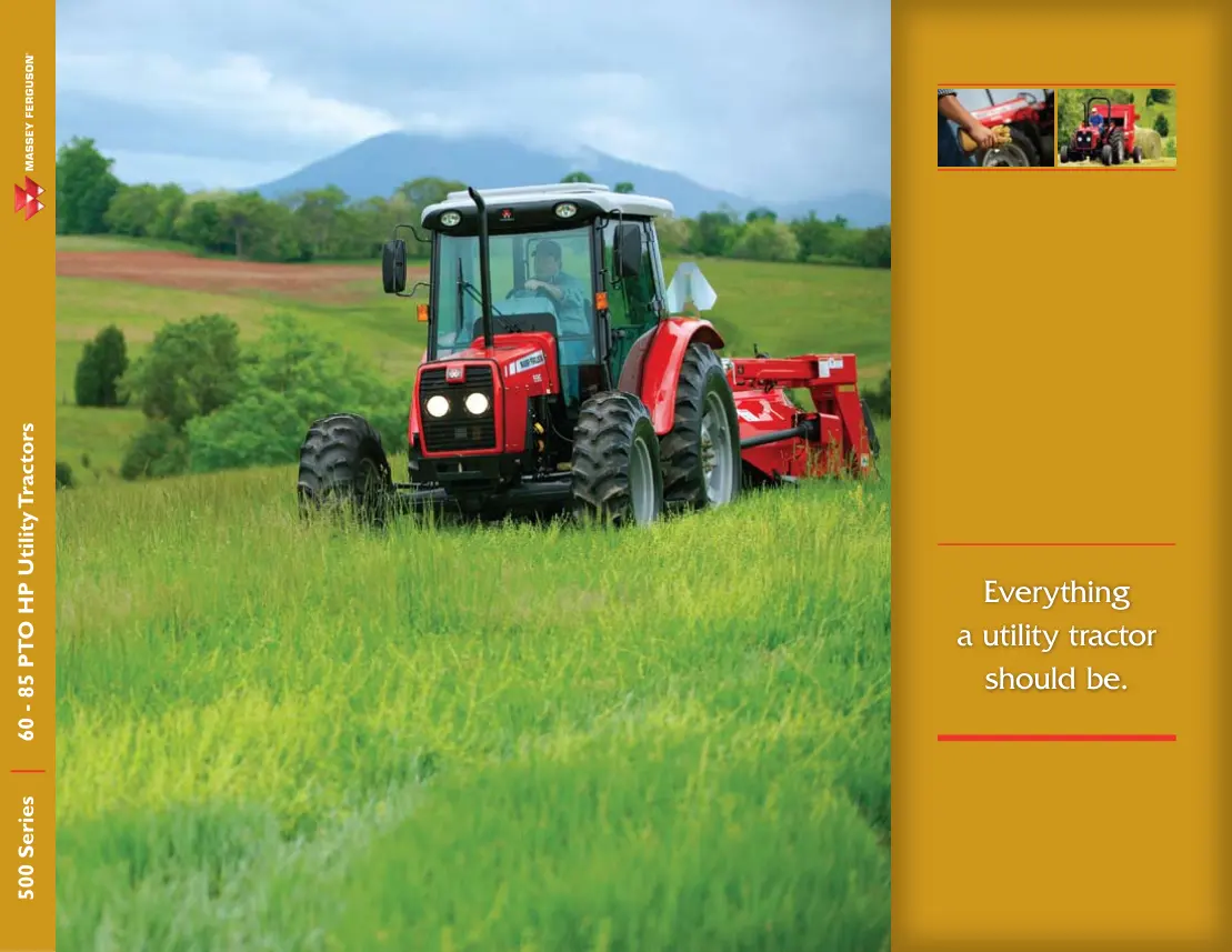 Massey Ferguson 500 Series Sales MF573 MF583 MF593 MF596 Tractor Service & Repair Manual preview page 1