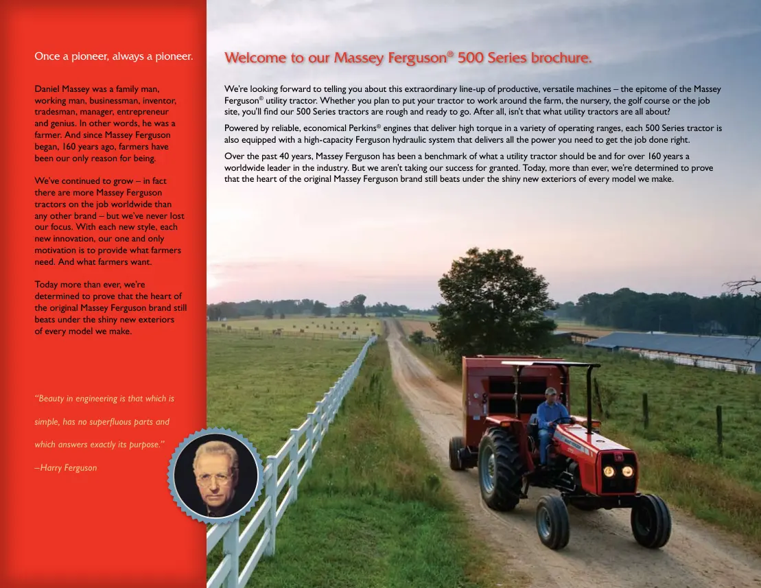 Massey Ferguson 500 Series Sales MF573 MF583 MF593 MF596 Tractor Service & Repair Manual preview page 2