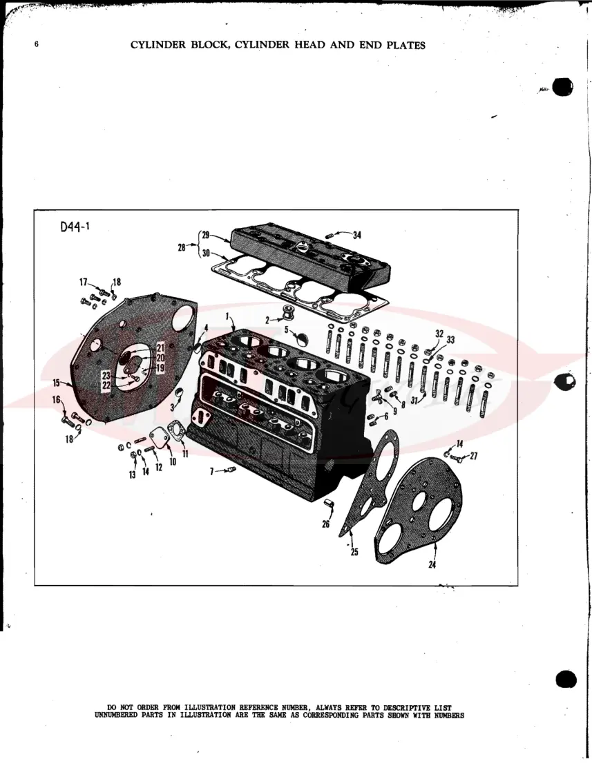 Massey Ferguson Harris 22 22K Tractor Parts Manual preview page 6
