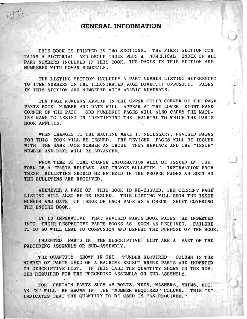 Massey Ferguson Harris 30 30K Tractor Parts Manual preview page 2
