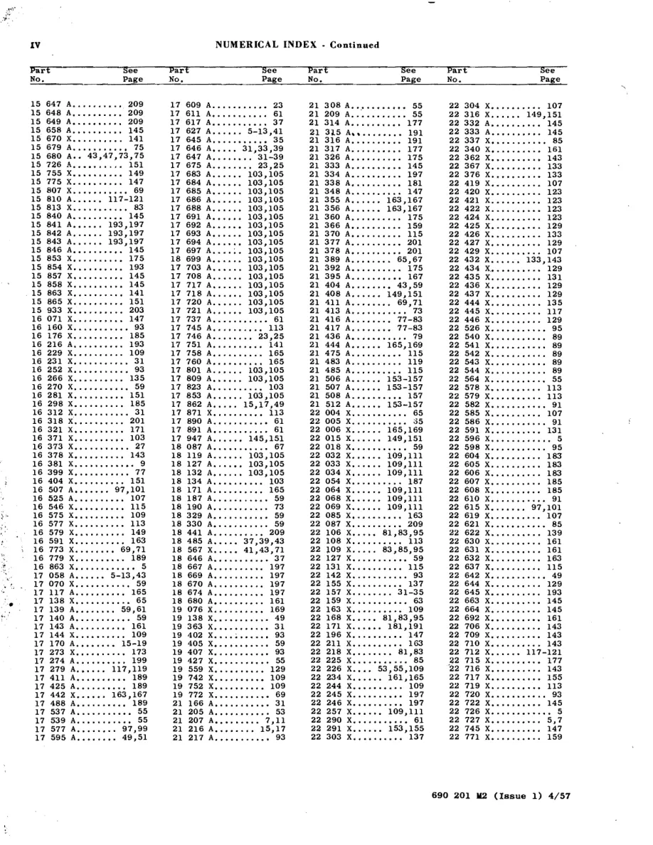 Massey Ferguson Harris 333 & 444 Tractor Parts Manual preview page 6