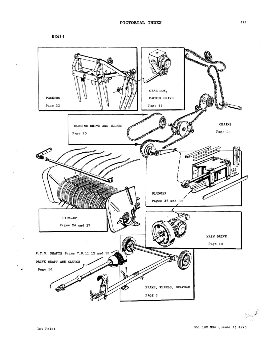 Massey Ferguson MF 12 Baler Parts Manual preview page 5