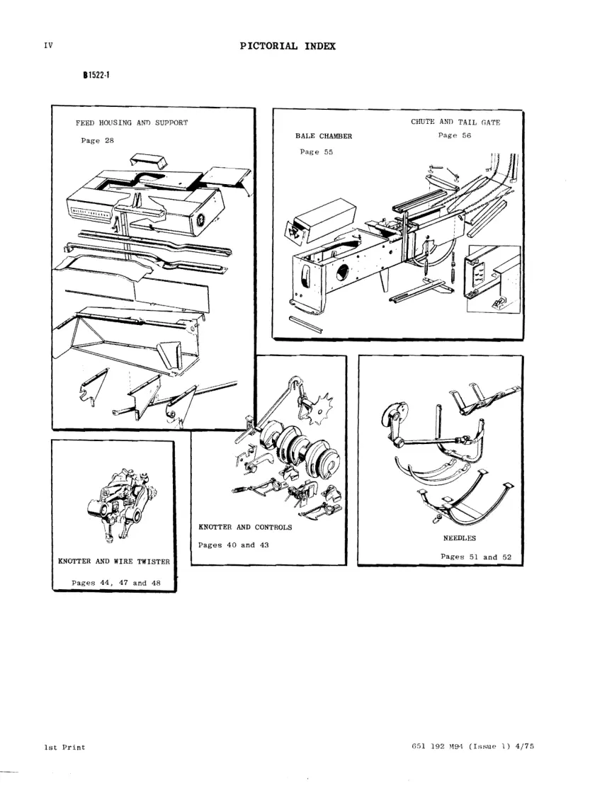 Massey Ferguson MF 12 Baler Parts Manual preview page 6