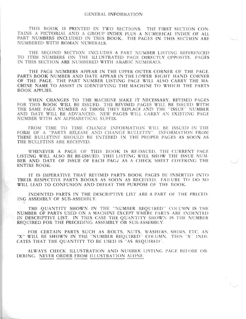 Massey Ferguson MF 205 Combine Parts Manual preview page 2