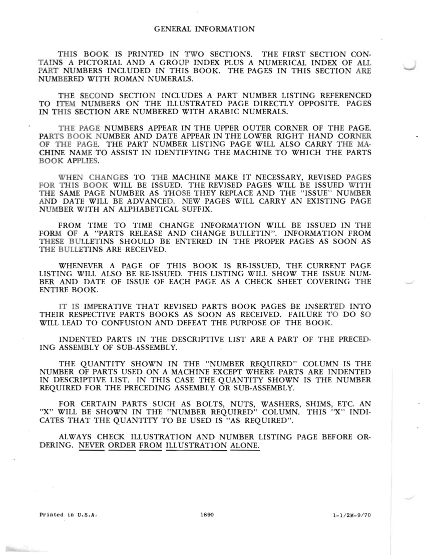 Massey Ferguson MF 254 Rotary Tiller Parts Manual preview page 2